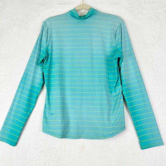 Title Nine Jacket Size Large Full Zip Stripe Zip Pockets Outdoor Athletic - Picture 2 of 7